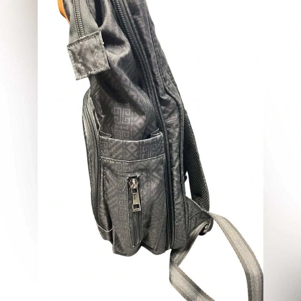 Monbebe Bolt Diaper Bag Backpack with Bassinet Changing Station Urban Boho Black